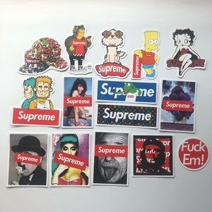 15 Supreme Stickers